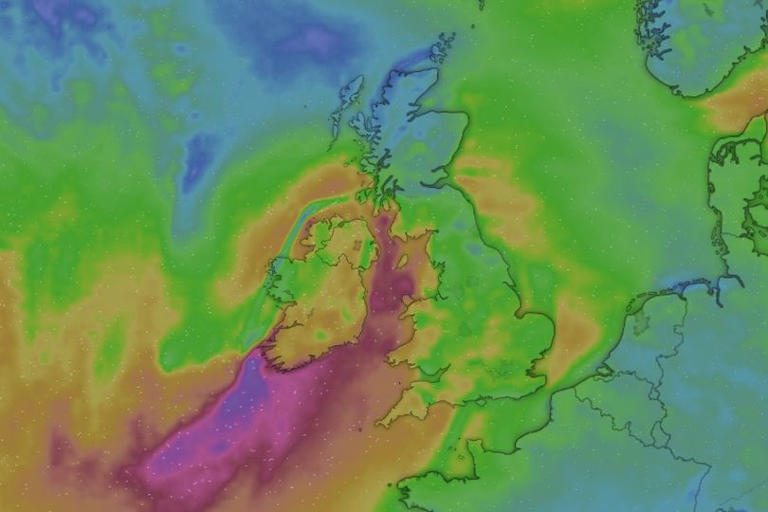 Track storm Dave live after 'danger to life' alert issued