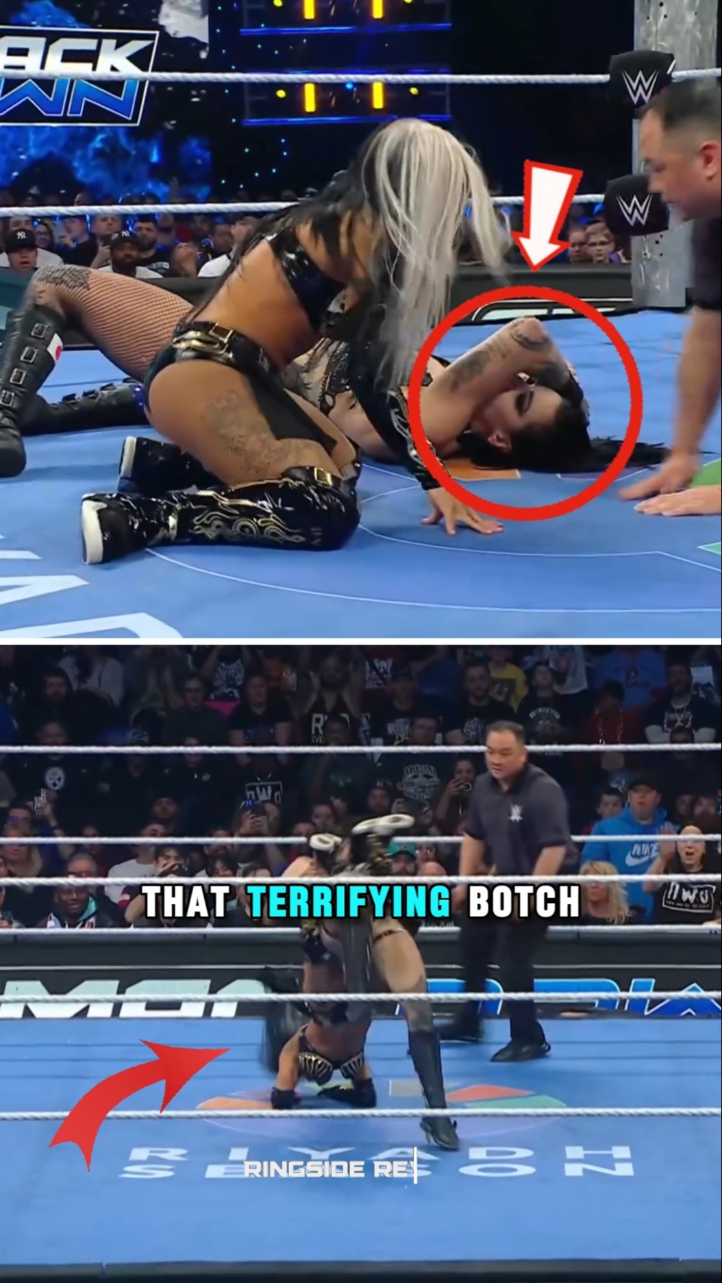Did you see that scary botch on SmackDown?