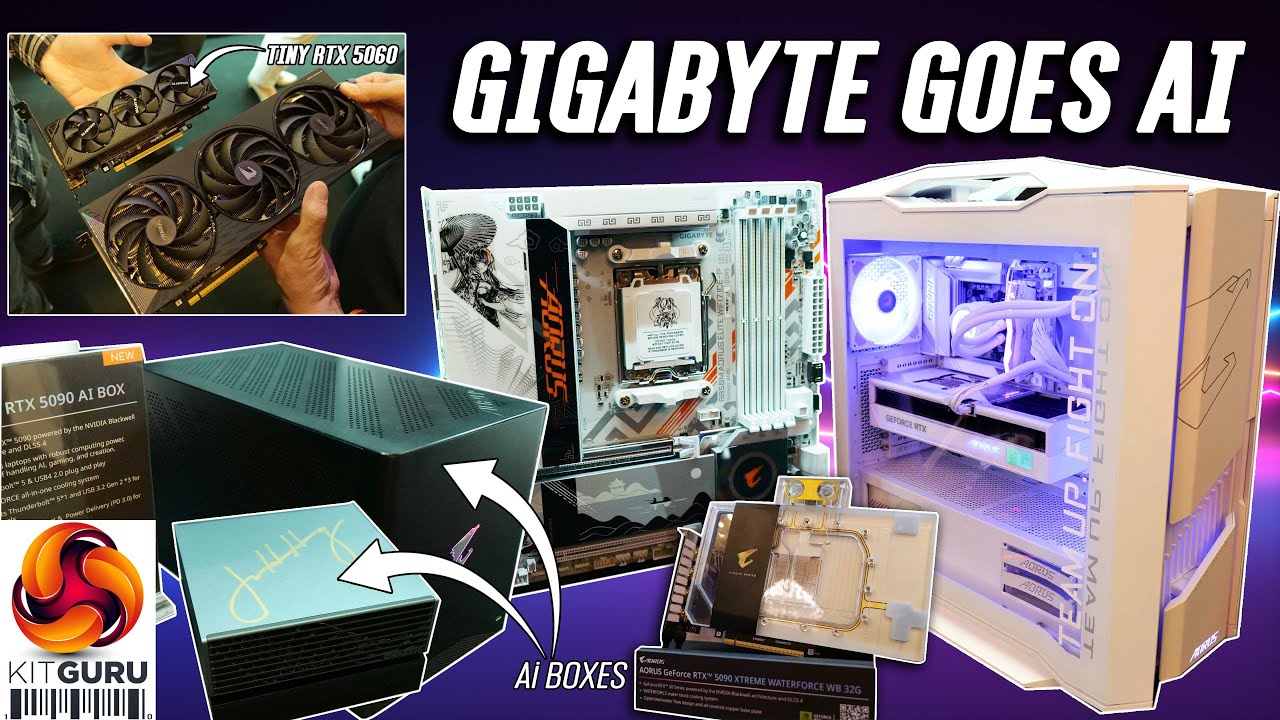 Computex 2025: Stealth GPUs, AI PCs & RTX 5090 – GIGABYTE goes wild