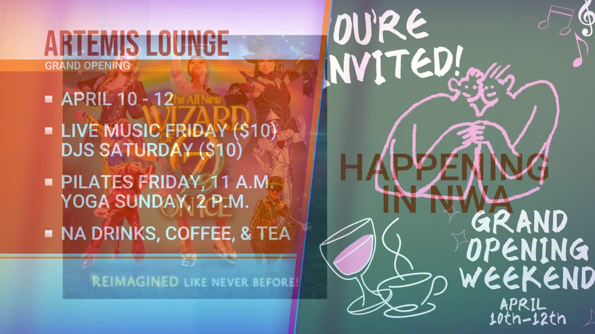 Artemis Lounge grand opening headlines weekend in NWA