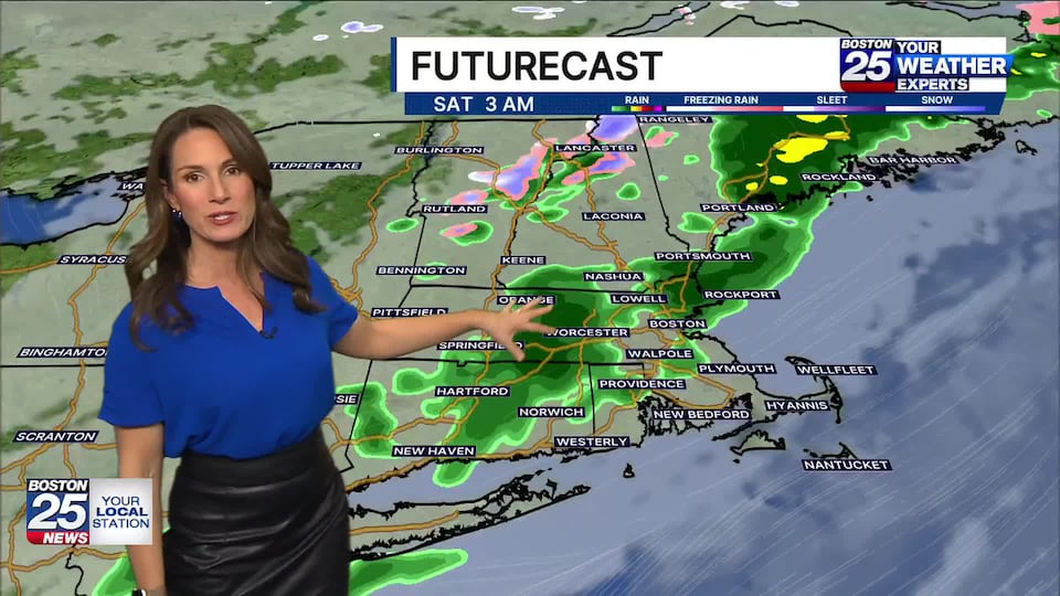 Boston 25 Friday morning weather forecast