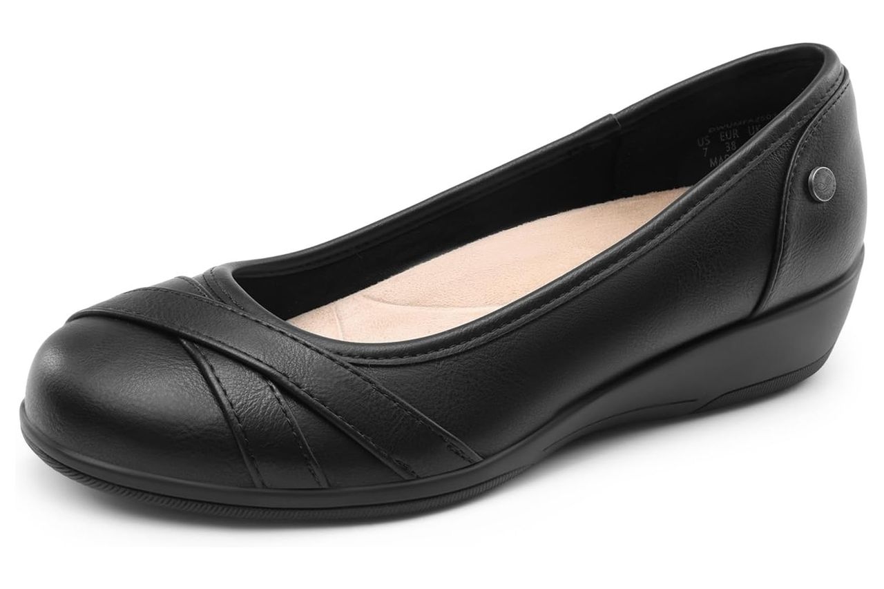 DREAM PAIRS Women's Ballet Flats Business Office Work Dress Shoes Comfortable Dressy Flats for Women