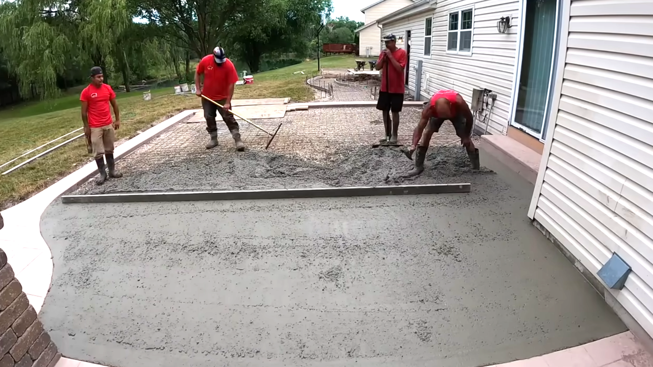 Custom patio project sparks crew debate