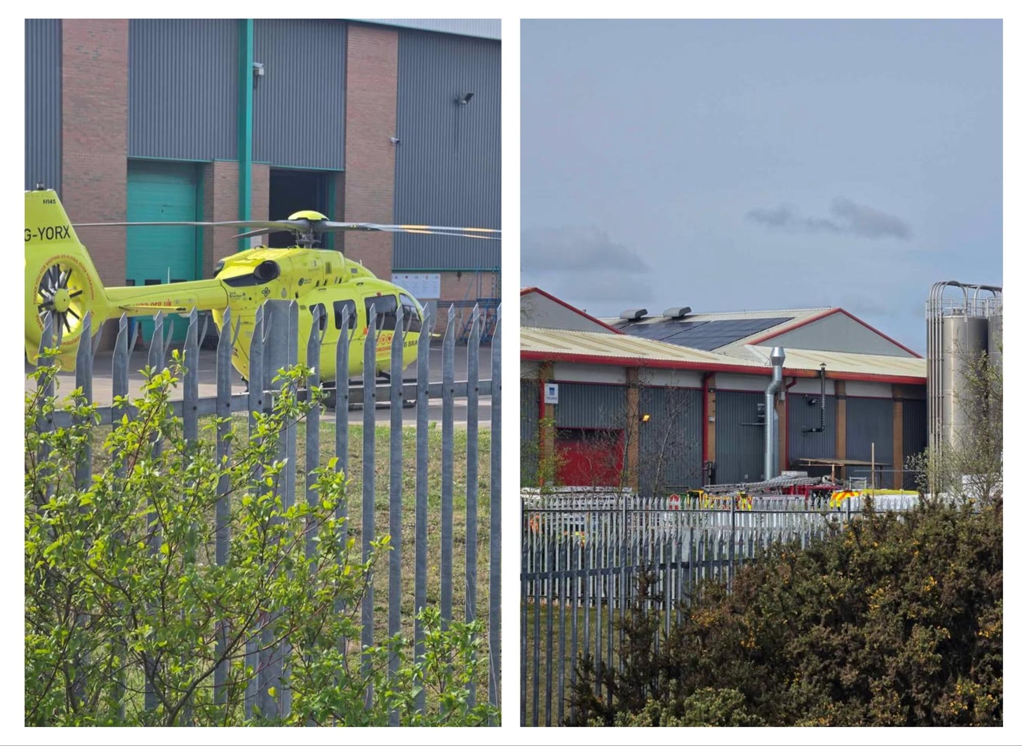 Doncaster factory worker in hospital after being crushed by building ...