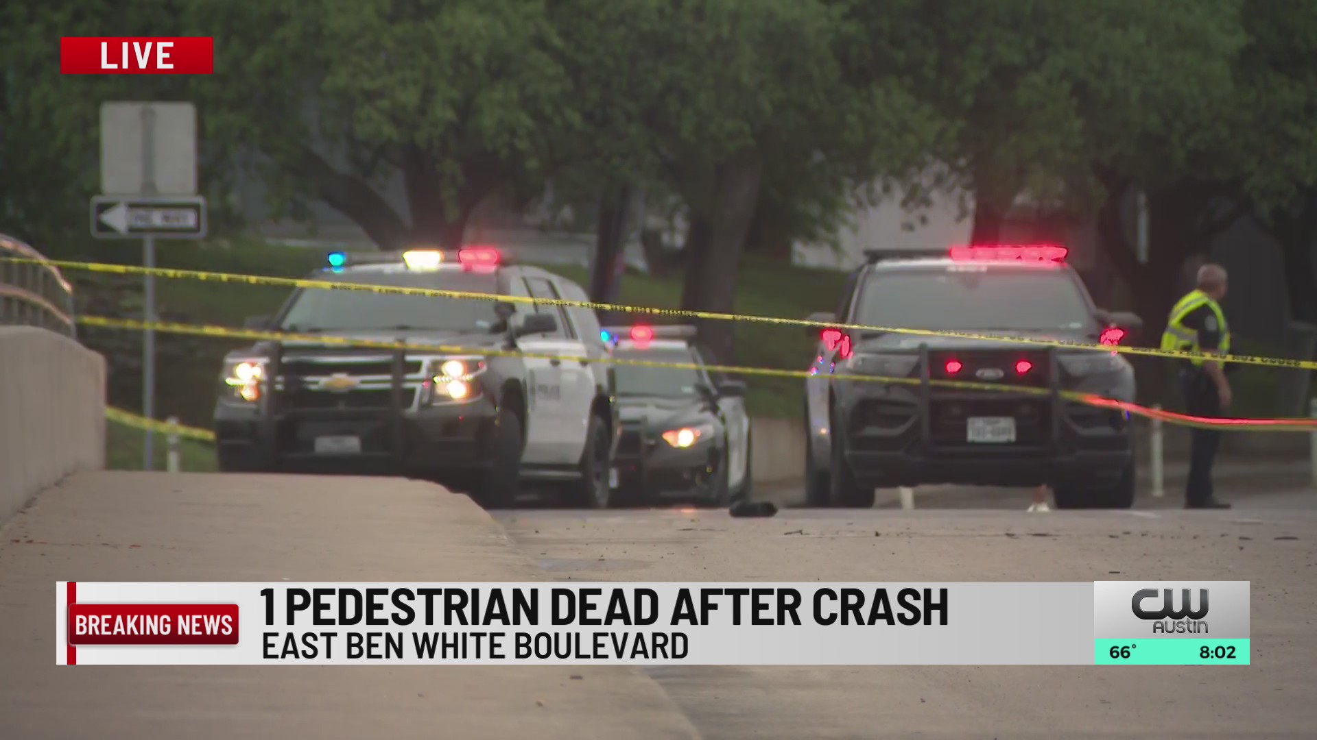 1 dead following crash off East Ben White Boulevard