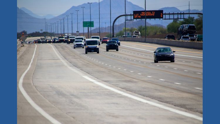 Loop 101 widening project in the northwest Valley advances