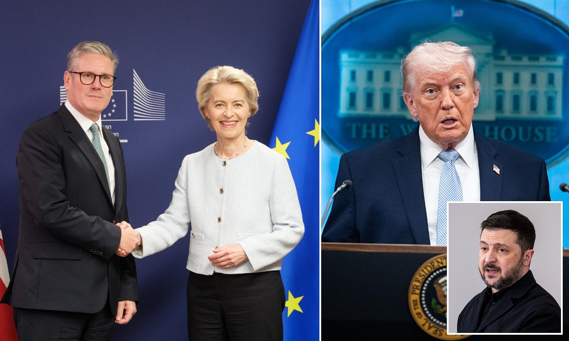Zelensky says Britain must rejoin the EU if Trump pulls US out of NATO