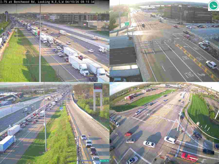 I-75 S in Dayton shut down after multi-vehicle crash