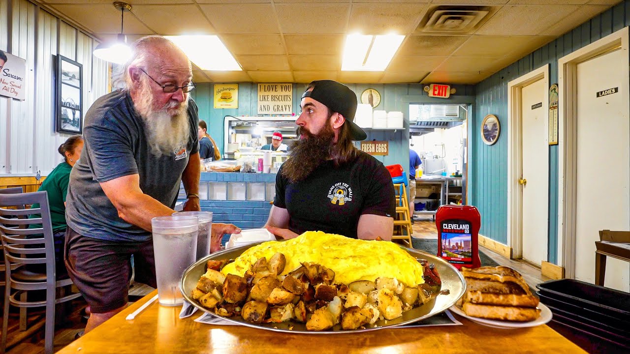 I ordered the Wolverine Challenge in a packed restaurant in Cleveland ...