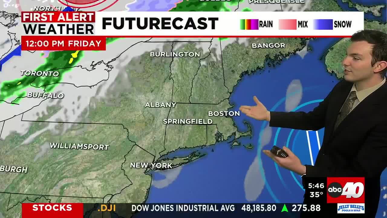 Mostly sunny, breezy & warm to end the week