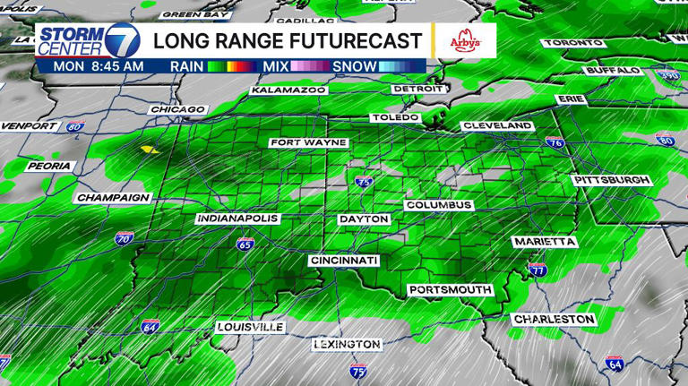 Storms possible across the valley