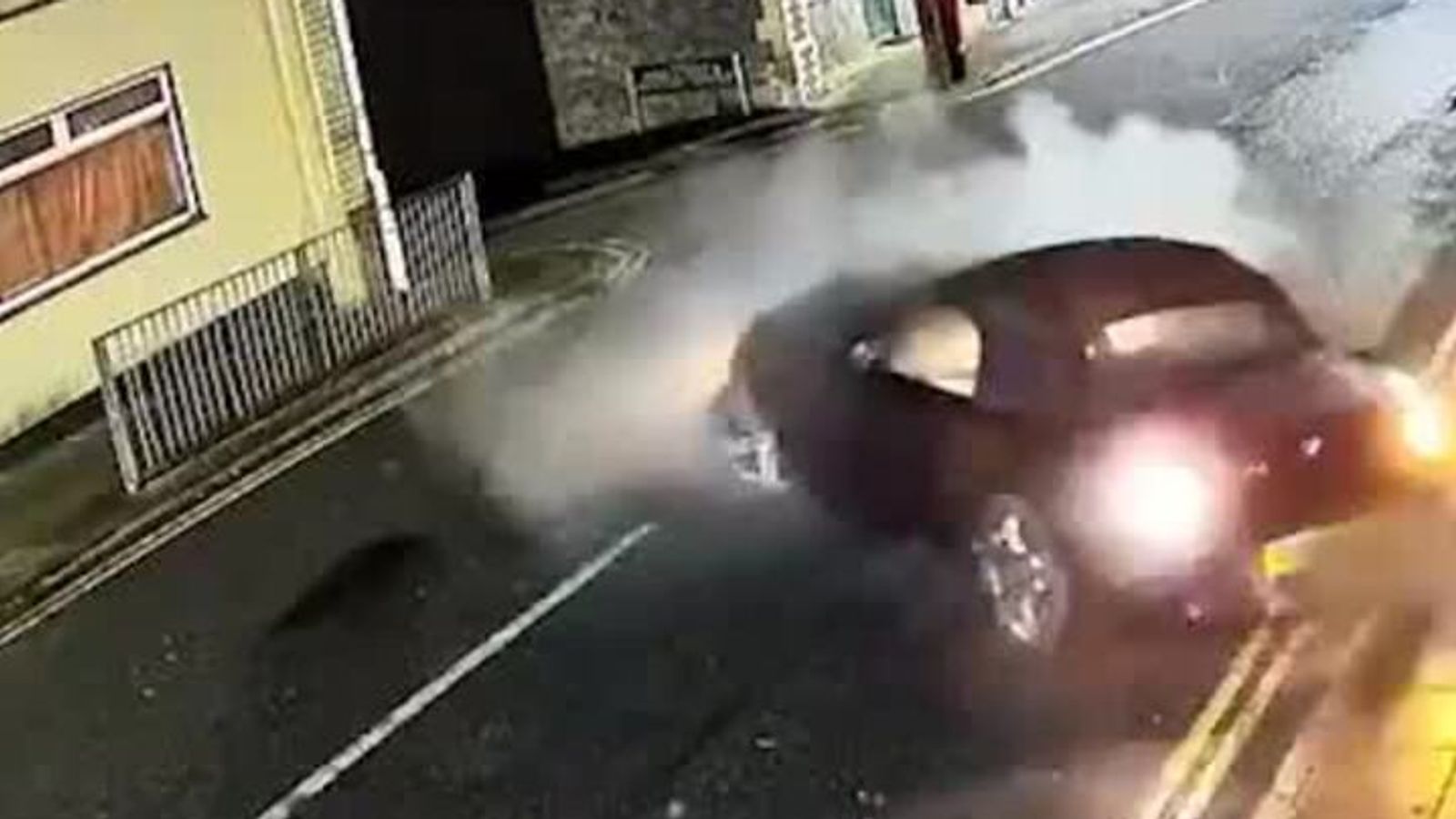 Driver smashes into home at high speed