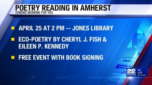 New eco-poetry collections to be featured at Amherst reading