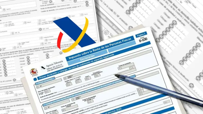 La casilla para descargar el borrador de la declaración de la Renta en 2026