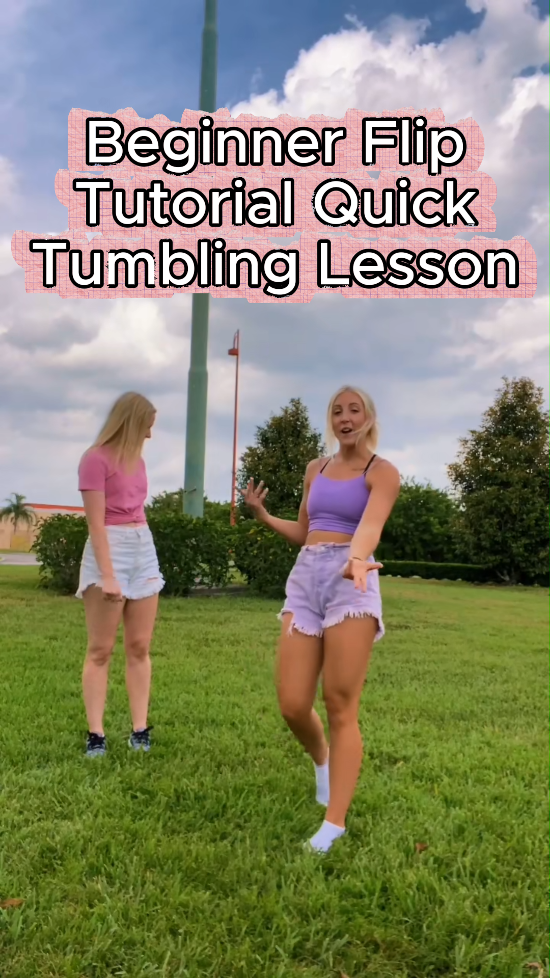 Beginner flip tutorial quick tumbling lesson