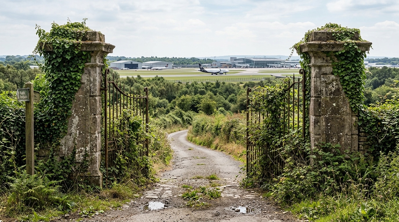 Millions fly past this hidden Heathrow manor that housed a teenage king ...