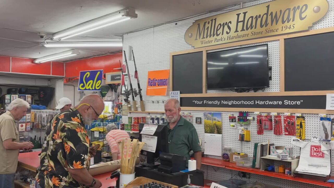 Miller’s Hardware in Winter Park to shut down after more than 80 years