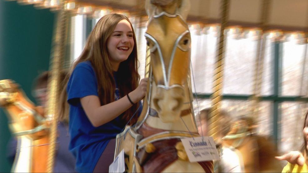 Take a carousel ride and help a child's wish come true