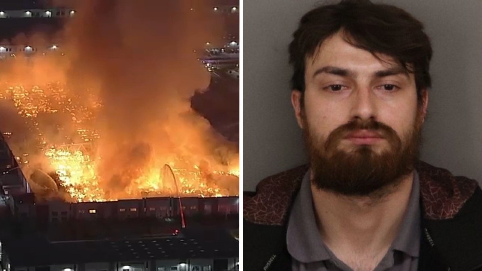 What we know about arson suspect in Ontario warehouse fire