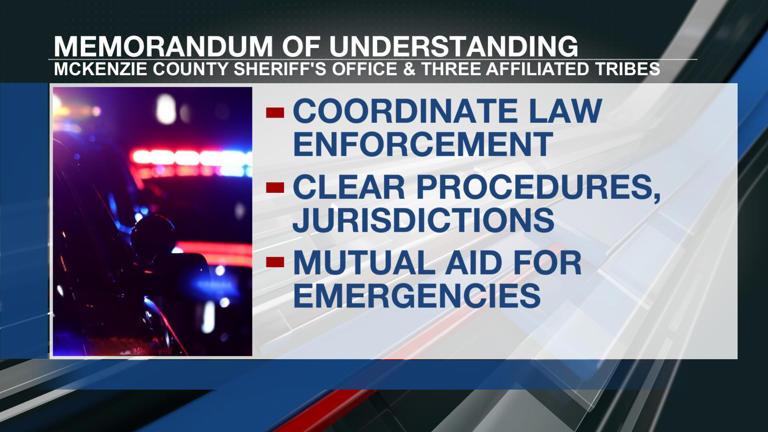 McKenzie County Sheriff’s Office, Three Affiliated Tribes sign ...