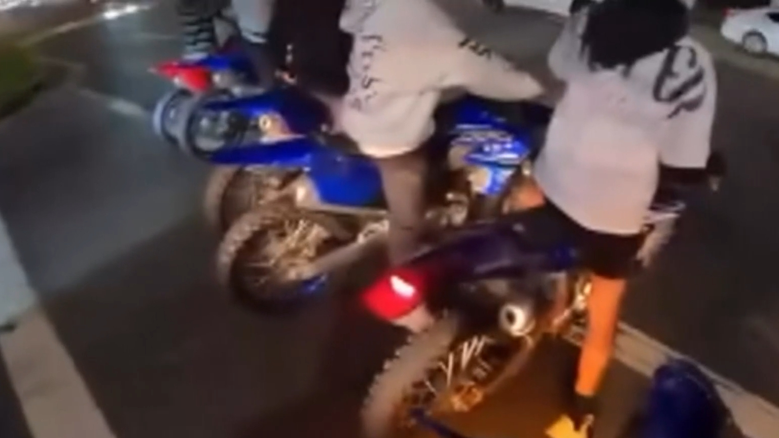 Injured driver charged over alleged road rage attack on motorbike riders
