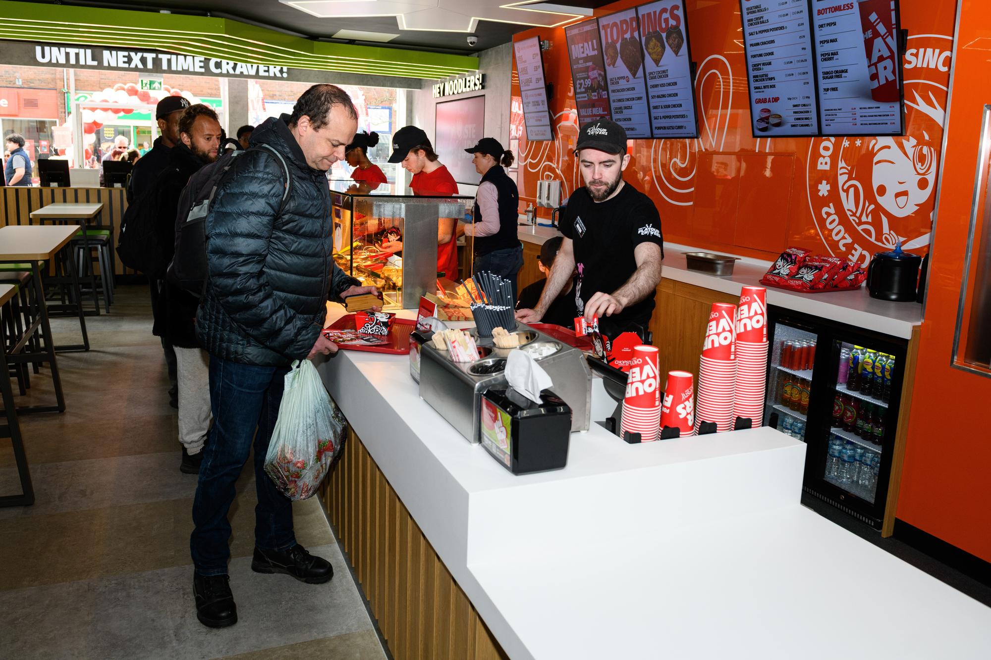 17 pics as excited customers make a beeline for opening of new Chopstix ...