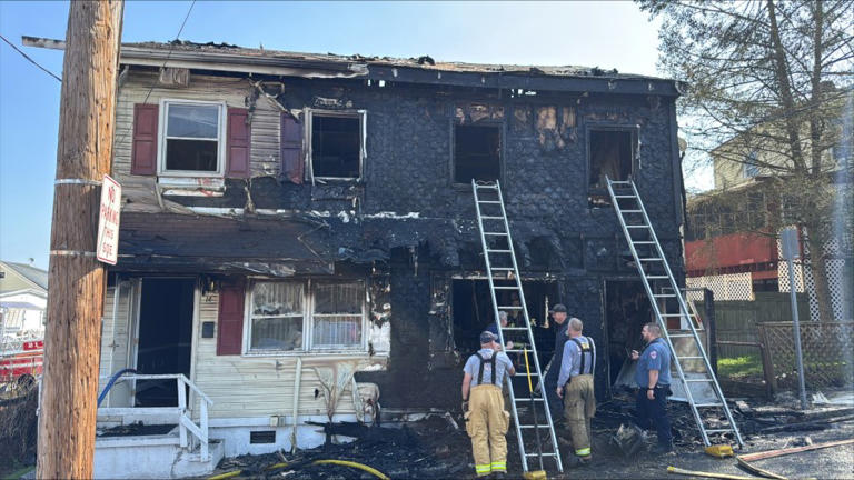 Family displaced after fire destroys home