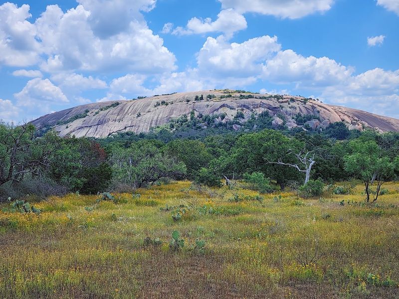 Climbing this giant pink Texas rock feels like exploring another planet
