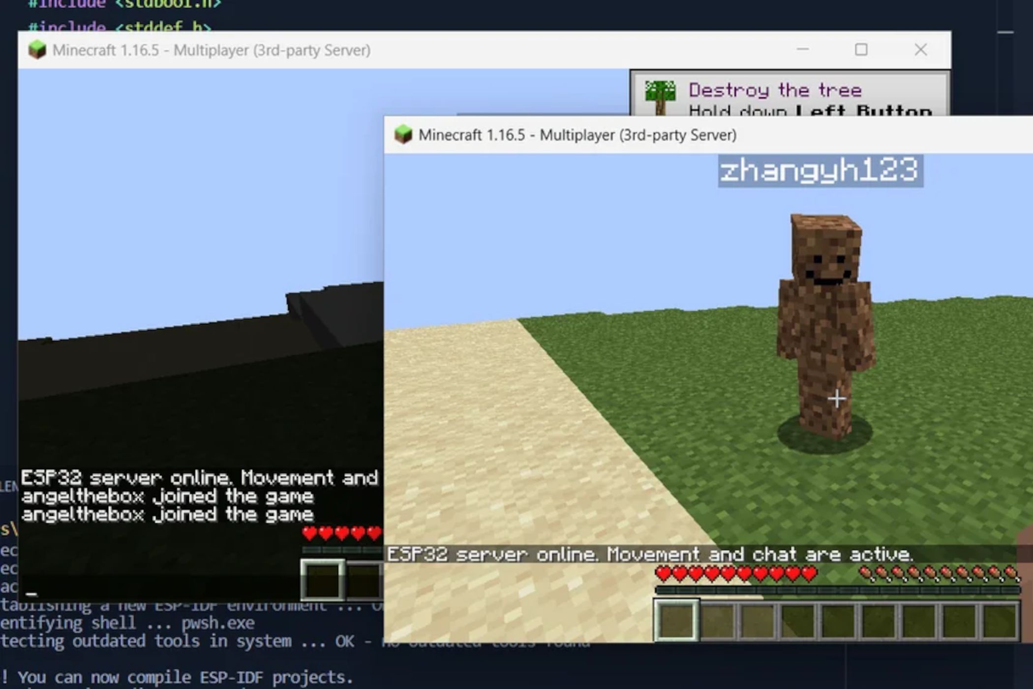 This developer squeezed a full Minecraft server onto an ESP32, and it ...