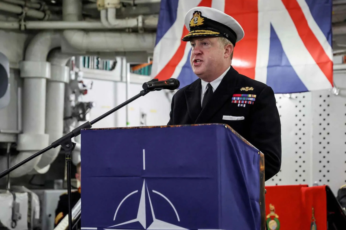 Royal Navy takes charge of Nato op with German frigate Saschen taking ...