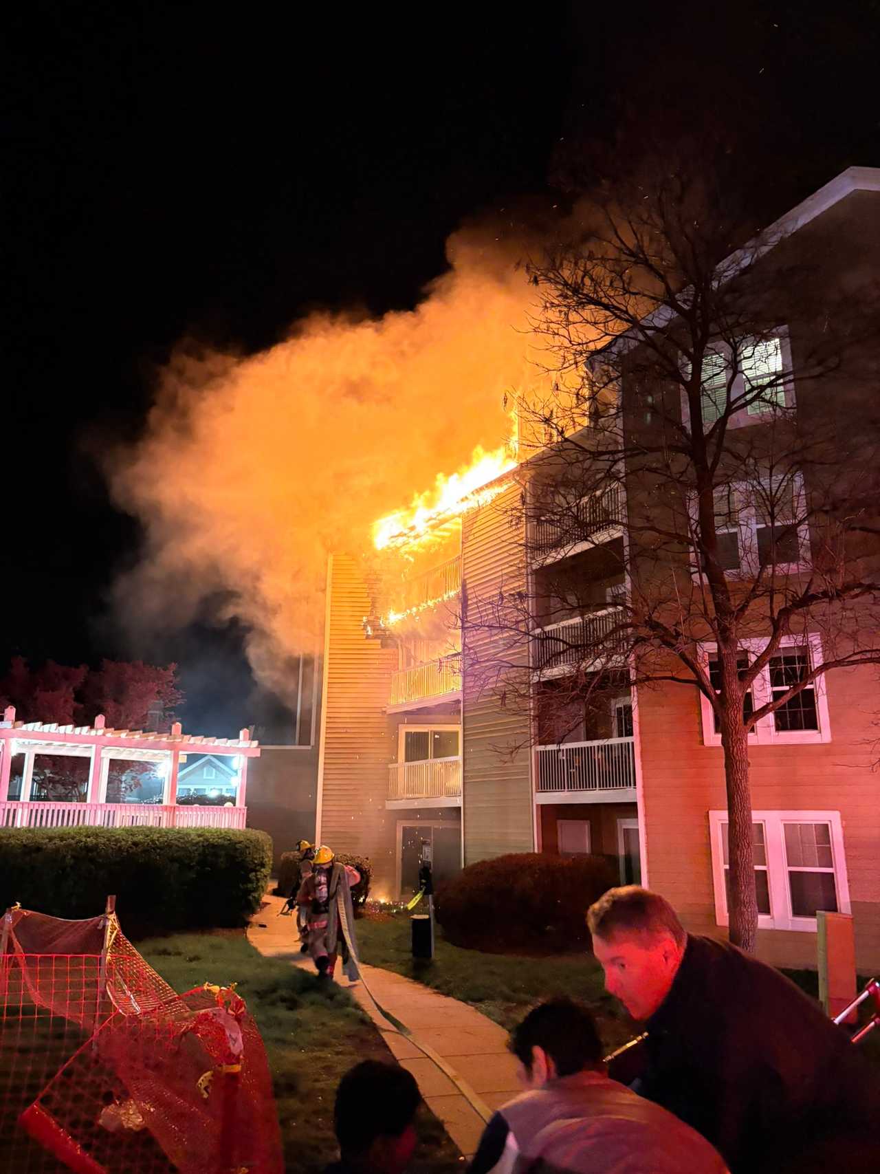 Fire rips through Maryland apartments as one rescued, families ...