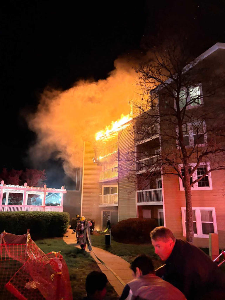 Fire rips through Maryland apartments as one rescued, families ...