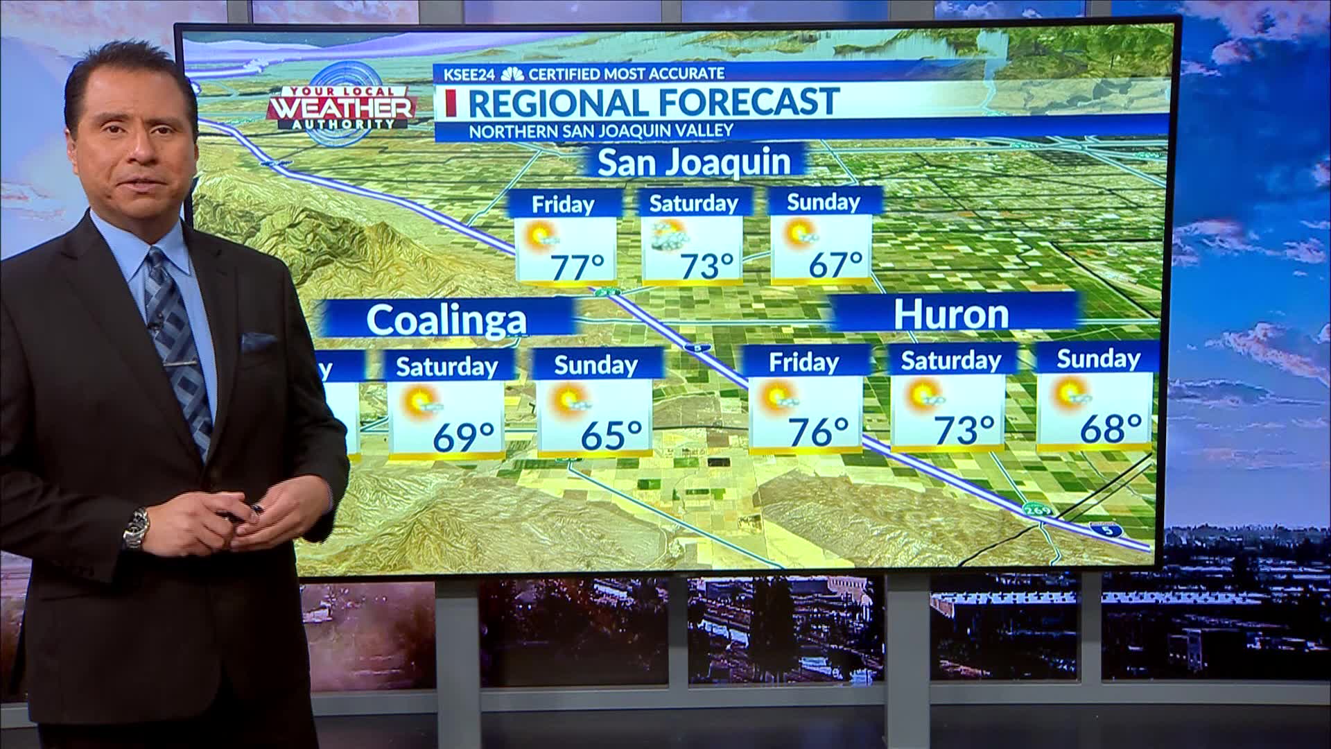 Friday North Valley forecast