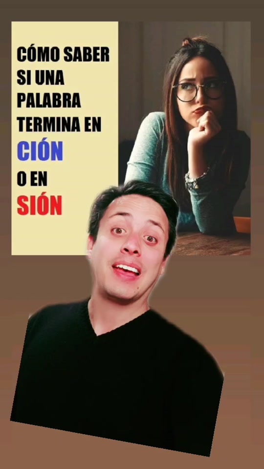 Cómo saber si una palabra termina en -cion o -sion | #palabras #españ