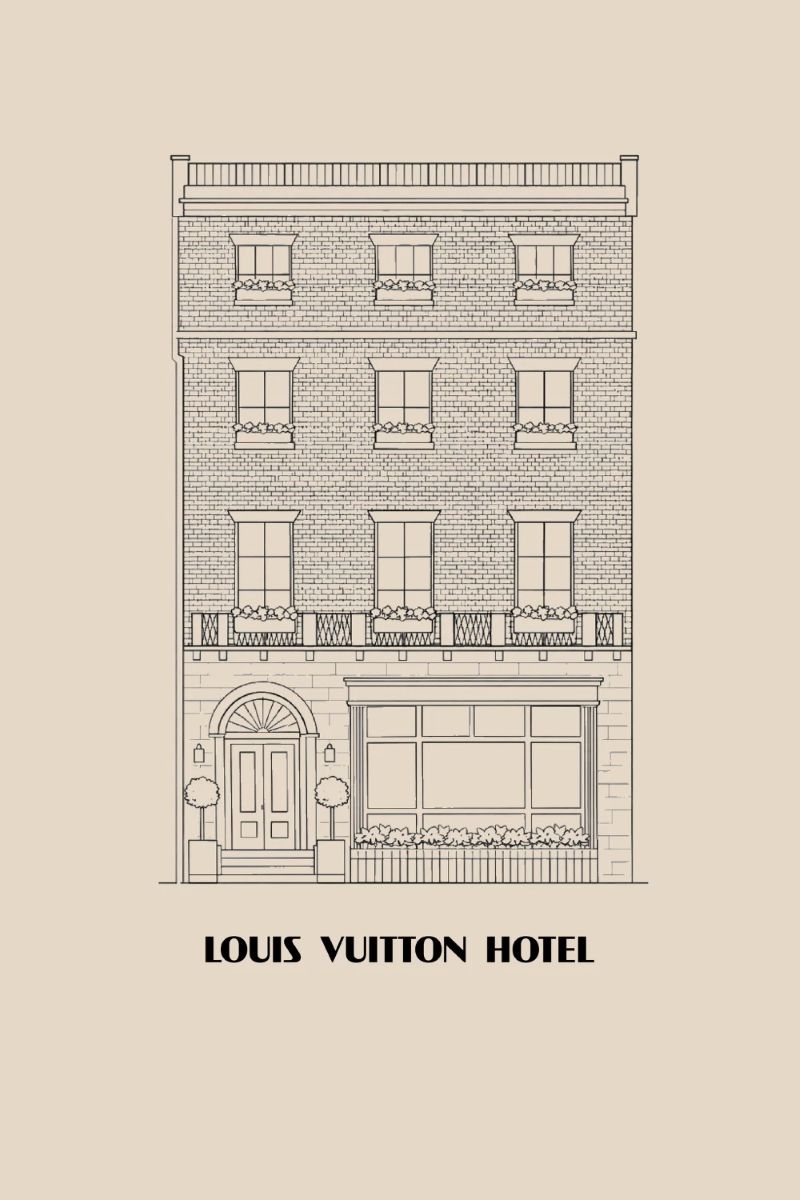 L’hotel di Louis Vuitton debutta a Londra nel segno del monogram