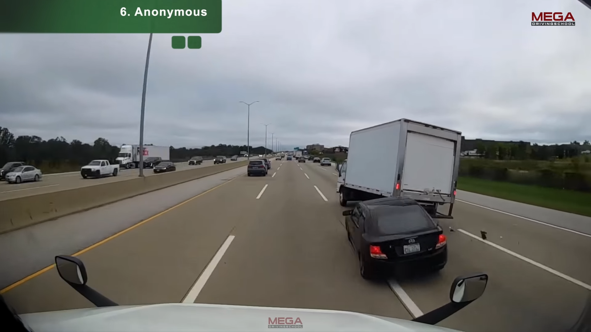 Big miscalculation leads to a huge and scary highway crash