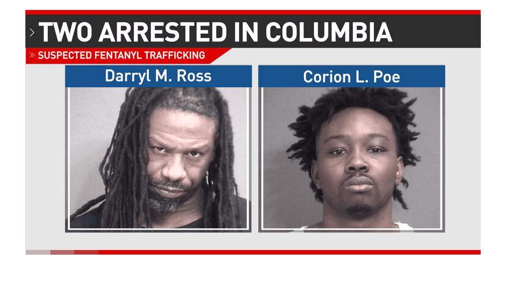 Two men charged after arrest with 105 grams of fentanyl