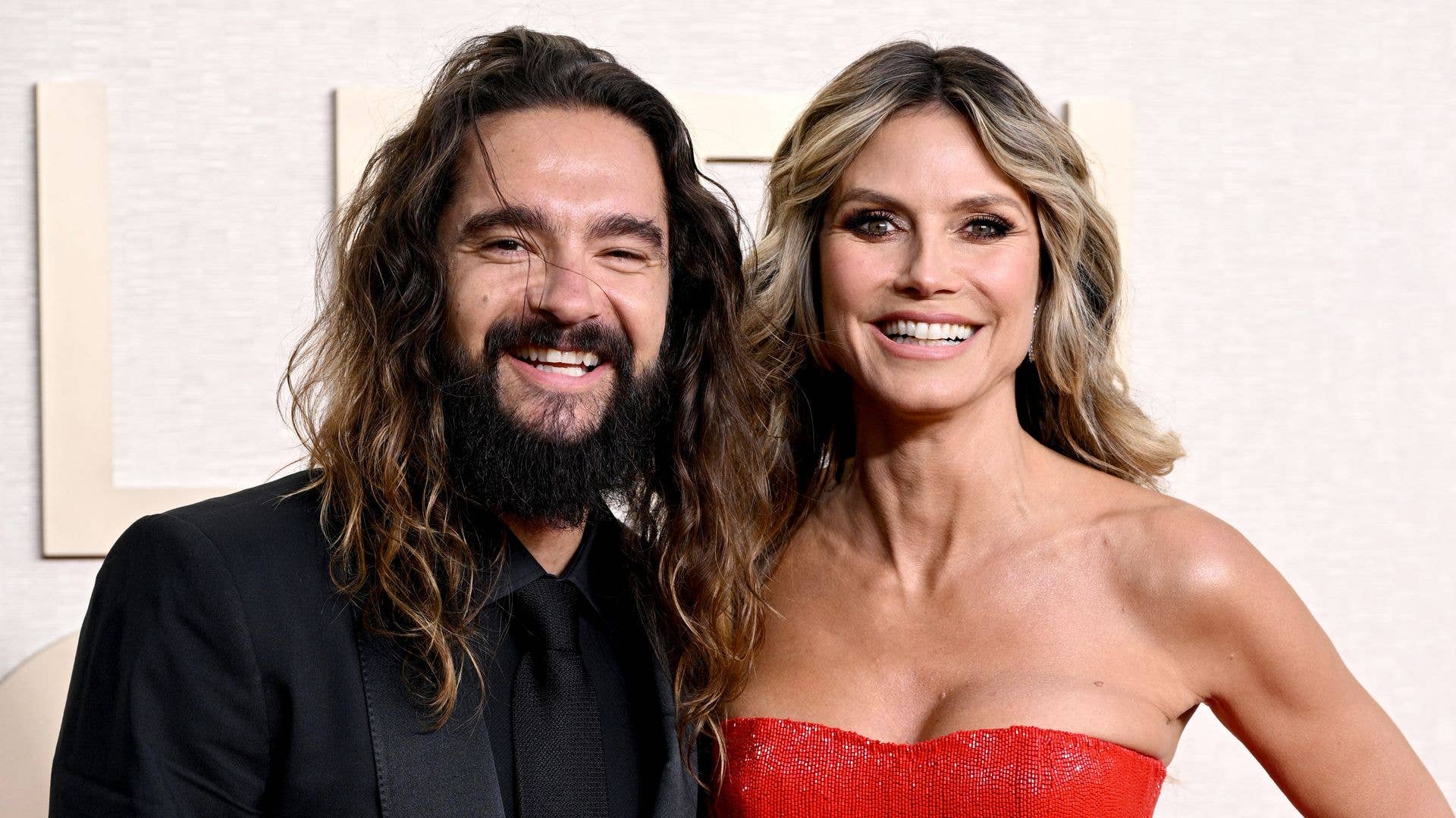 Tom Kaulitz and Heidi Klum attend the 81st Annual Golden Globe Awards at the Beverly Hilton