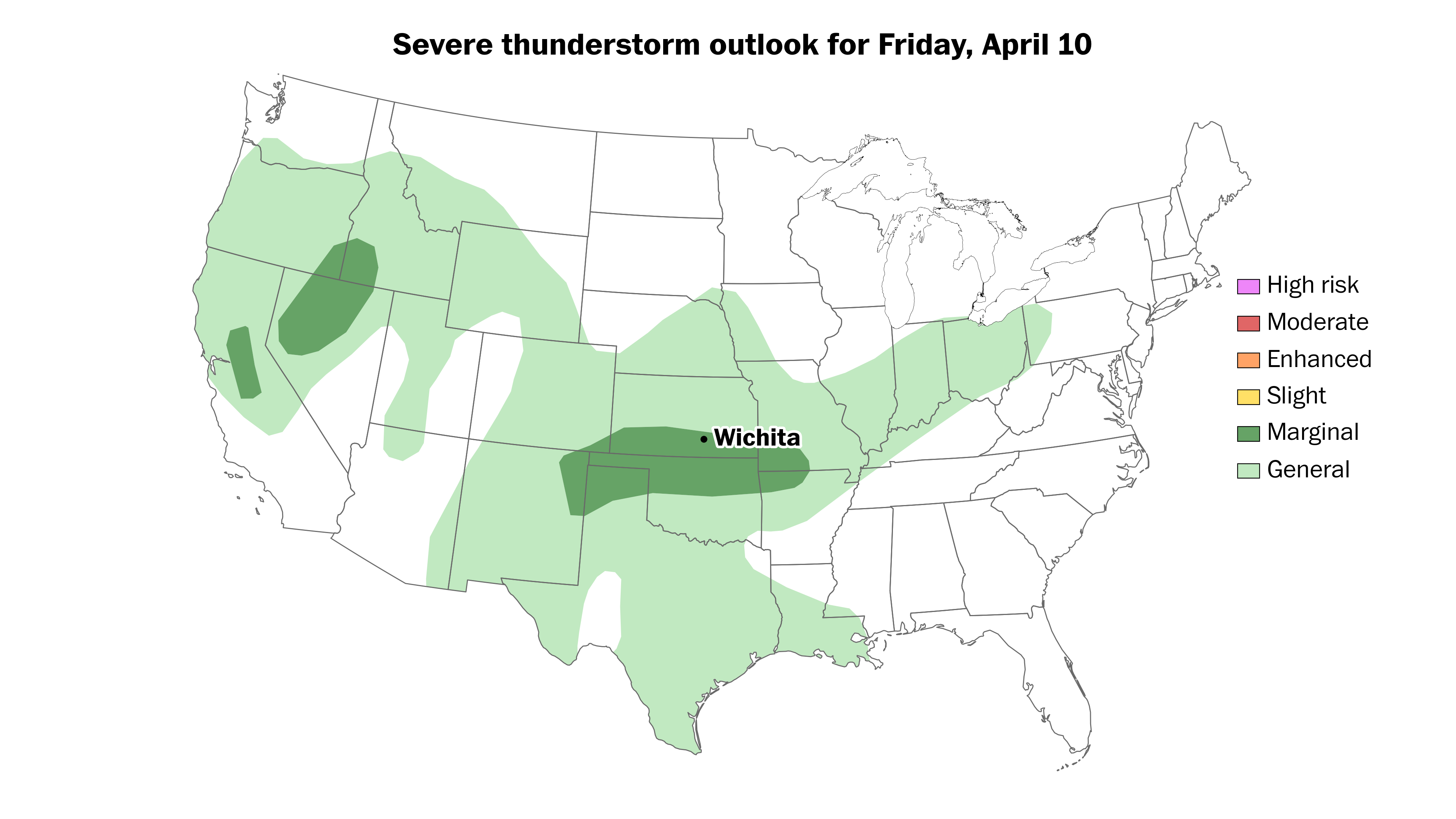 A hyperactive stretch of severe weather will hit the Plains this weekend