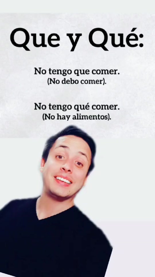 Diferencia entre QUE y QUÉ | #español #idioma #ortografía #nescritor#...