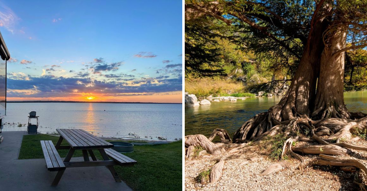 Texas campgrounds where you can camp steps from the water