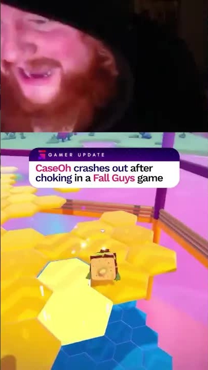 CaseOh's epic Fall Guys fail! Hilarious rage!