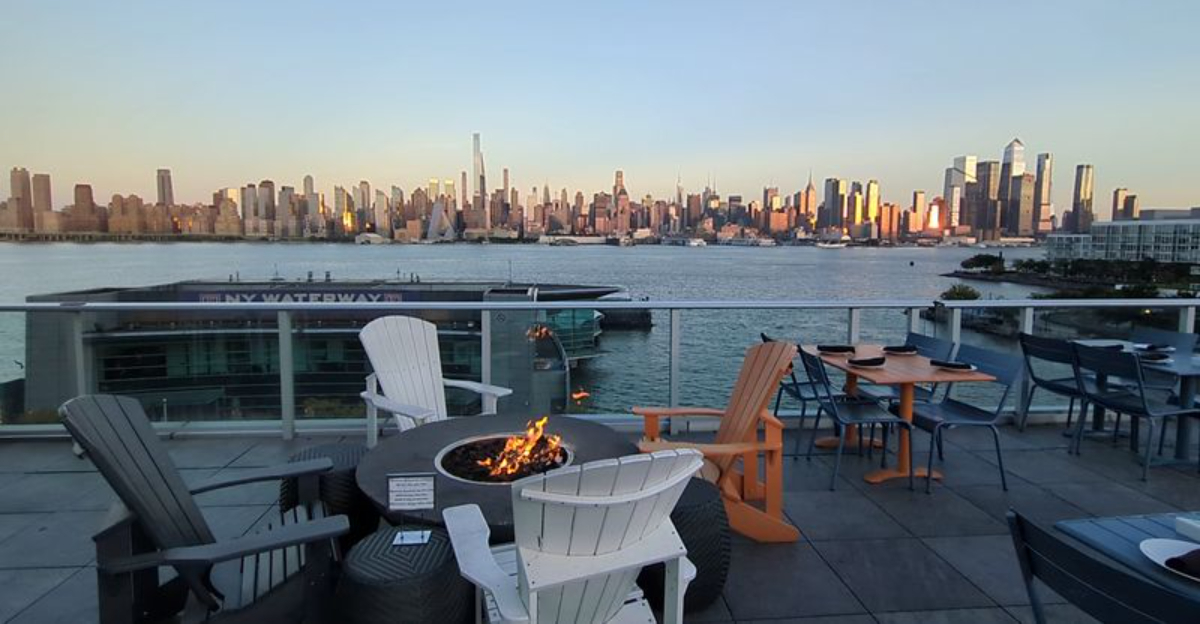 This massive New Jersey rooftop bar offers a skyline view that most ...