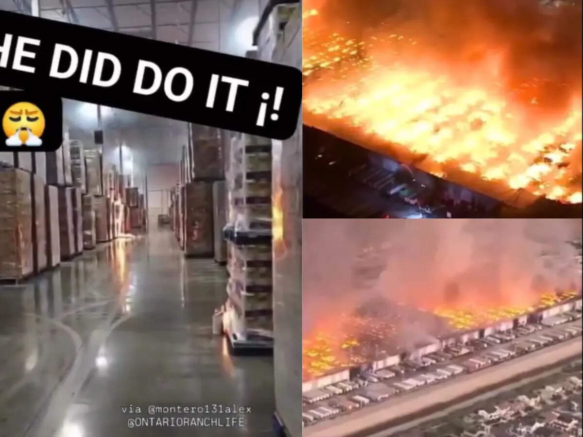 Watch: Employee sets 1.2 million sqft warehouse on fire after no pay ...
