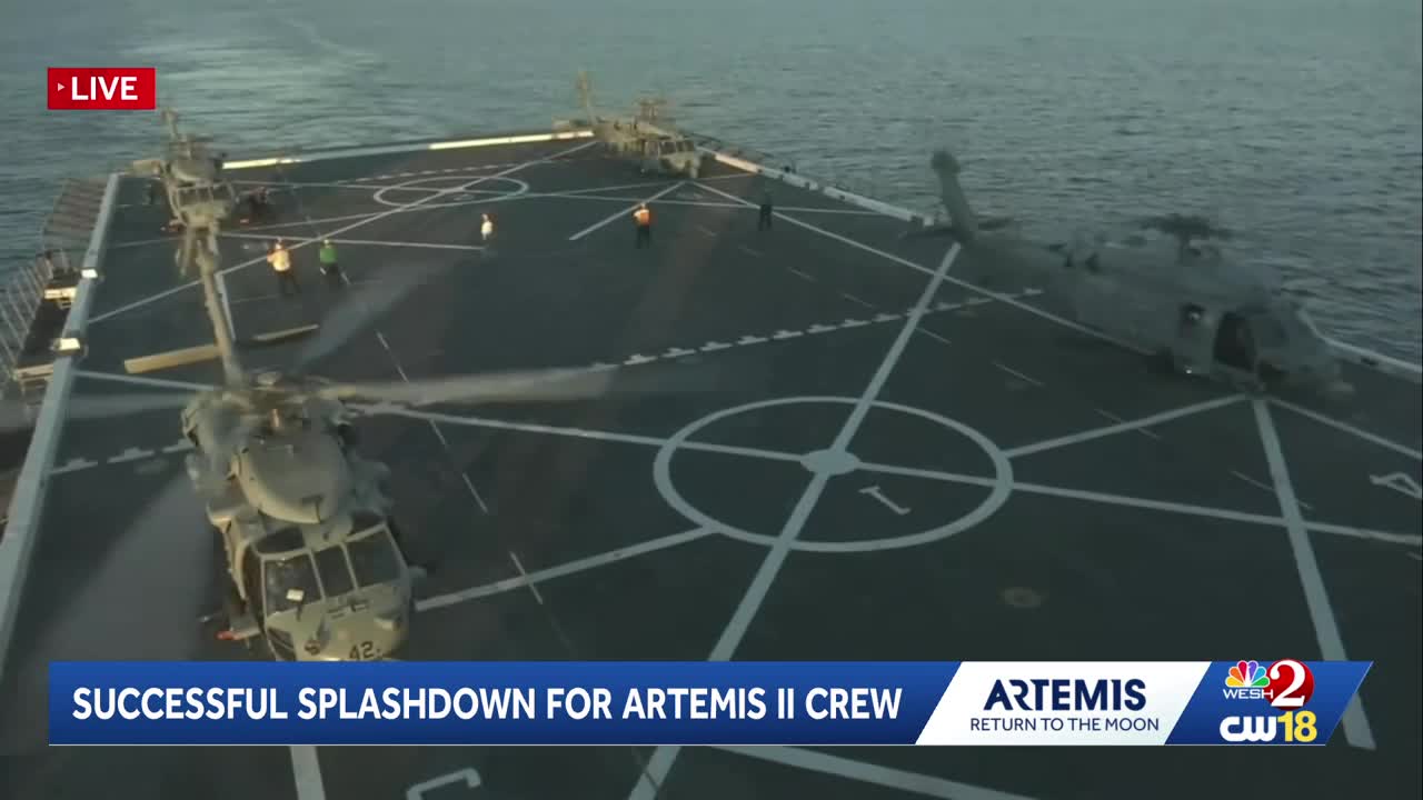 Artemis II crew returns to Earth with successful splashdown in Pacific ...