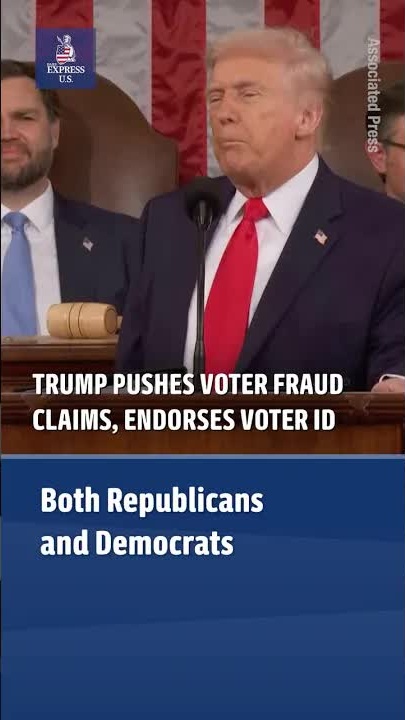 Trump endorses SAVE Act, speaks of voter fraud #trump #news # ...