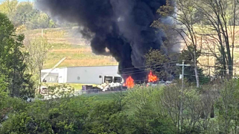 No injuries reported after scrapyard catches fire in Cocke County