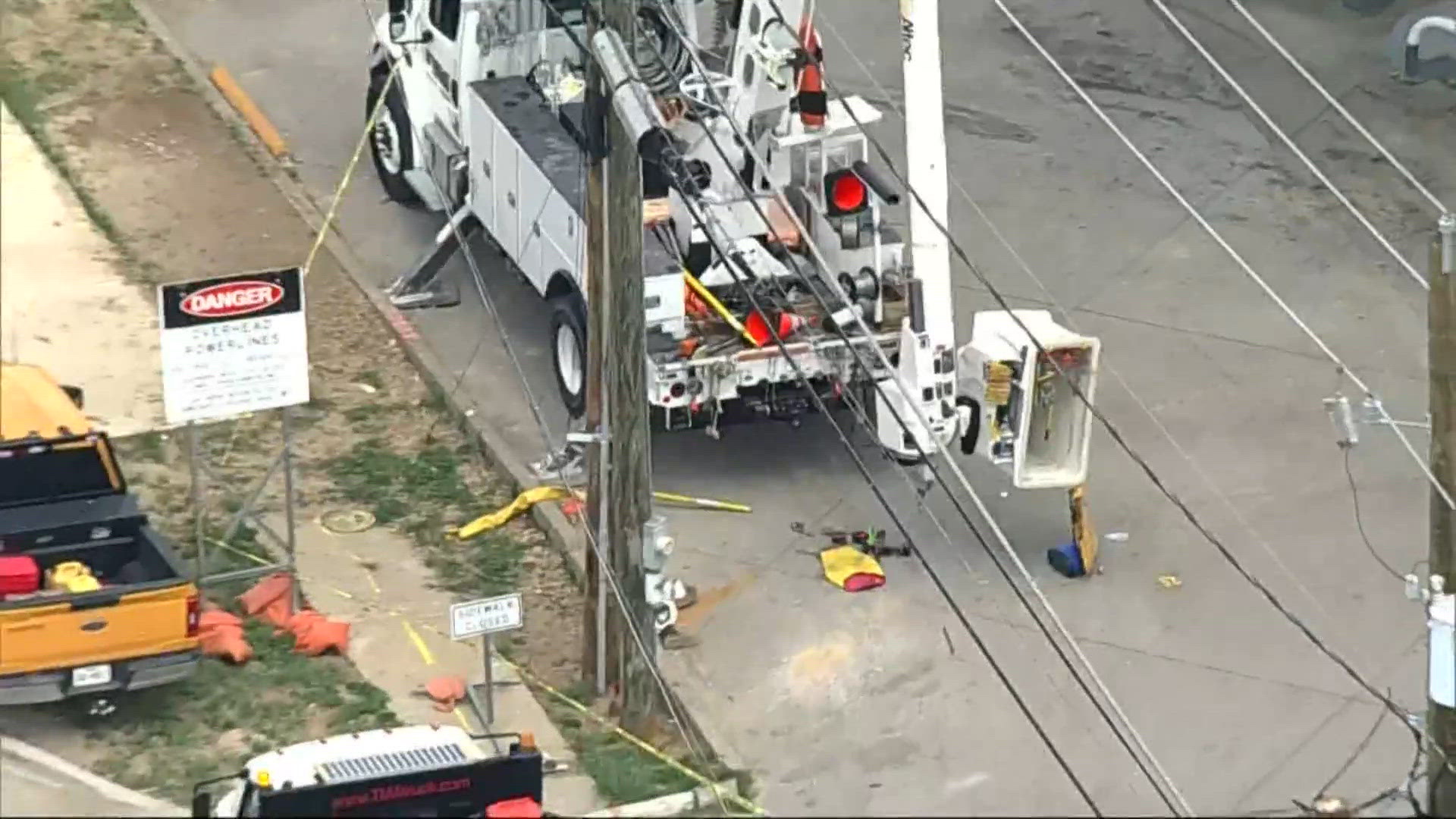 One person was electrocuted and another was seriously injured while ...