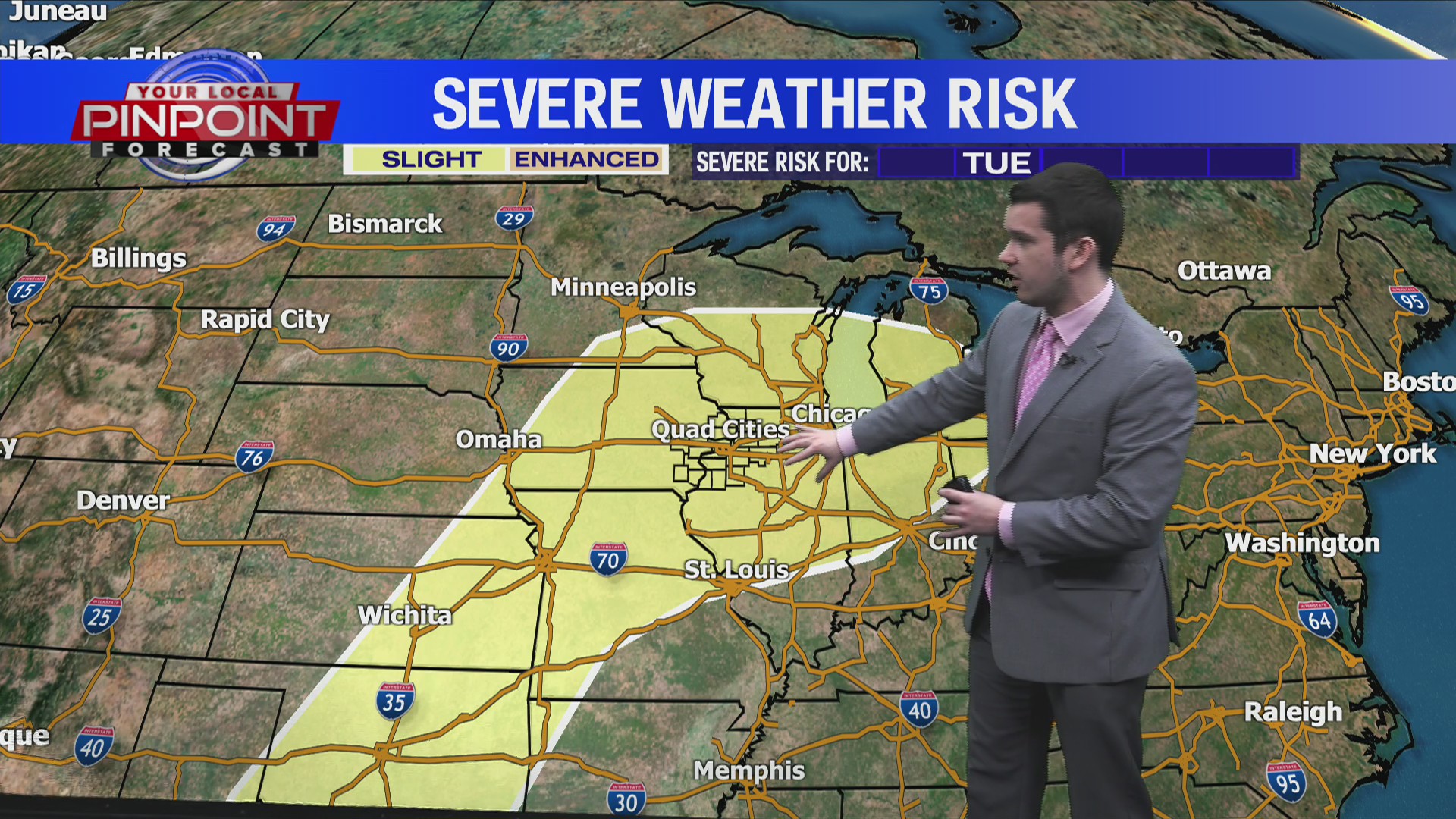Update to severe weather risk