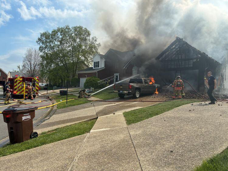 2 displaced after fire causes partial home collapse in Indian Springs ...
